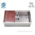 Large Stainless Steel Sink Kitchen Workstation Sinks With Accessories Supplier